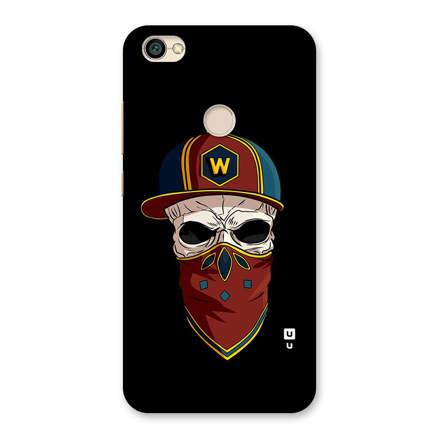 Cool Skull Mask Cap Back Case for Redmi Y1 2017