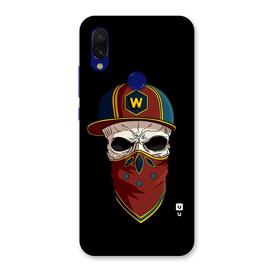 Cool Skull Mask Cap Back Case for Redmi Y3