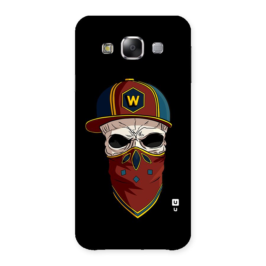 Cool Skull Mask Cap Back Case for Samsung Galaxy E5