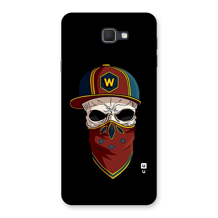 Cool Skull Mask Cap Back Case for Samsung Galaxy J7 Prime