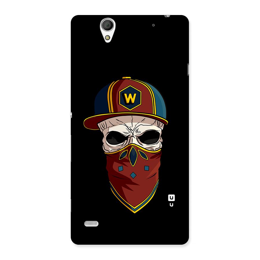 Cool Skull Mask Cap Back Case for Sony Xperia C4