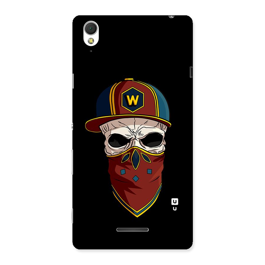 Cool Skull Mask Cap Back Case for Sony Xperia T3