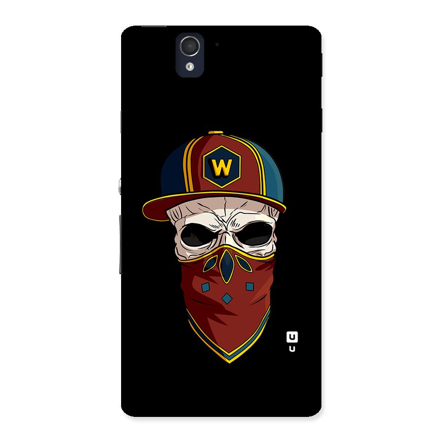 Cool Skull Mask Cap Back Case for Sony Xperia Z