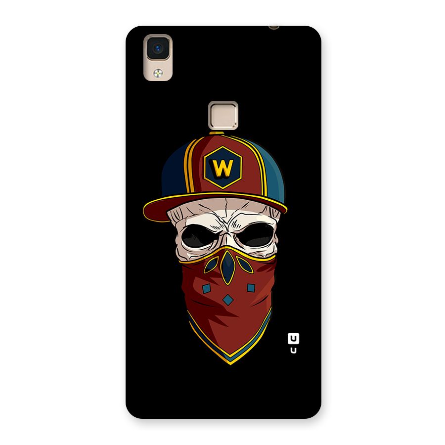 Cool Skull Mask Cap Back Case for V3 Max