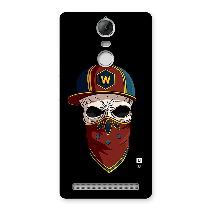 Cool Skull Mask Cap Back Case for Vibe K5 Note
