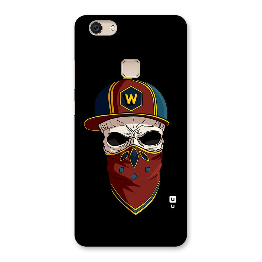 Cool Skull Mask Cap Back Case for Vivo V7