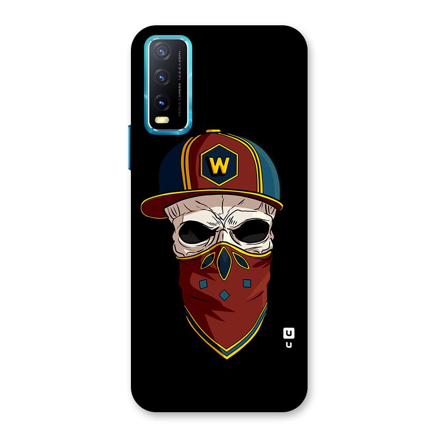Cool Skull Mask Cap Back Case for Vivo Y20