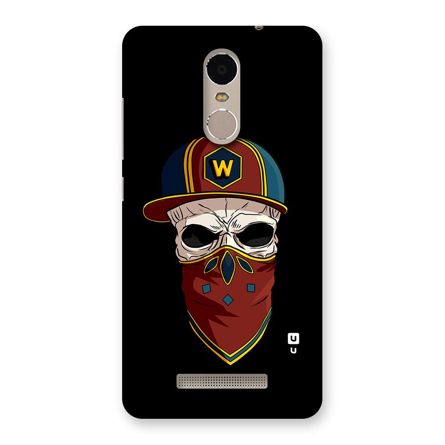 Cool Skull Mask Cap Back Case for Xiaomi Redmi Note 3
