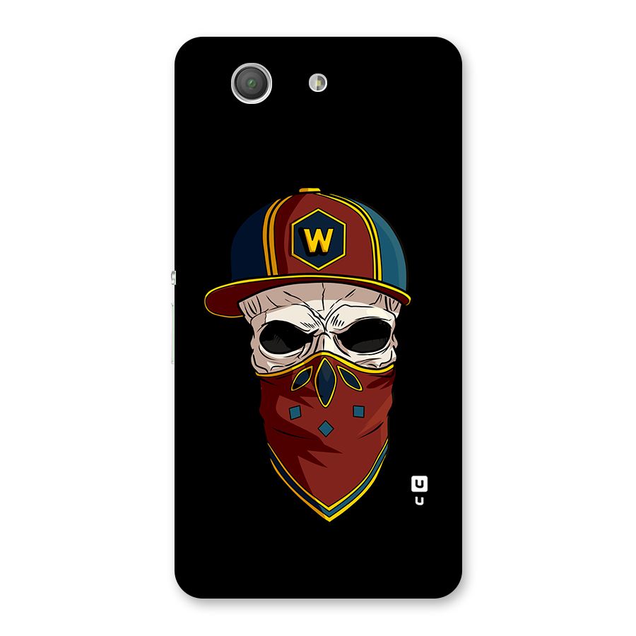 Cool Skull Mask Cap Back Case for Xperia Z3 Compact