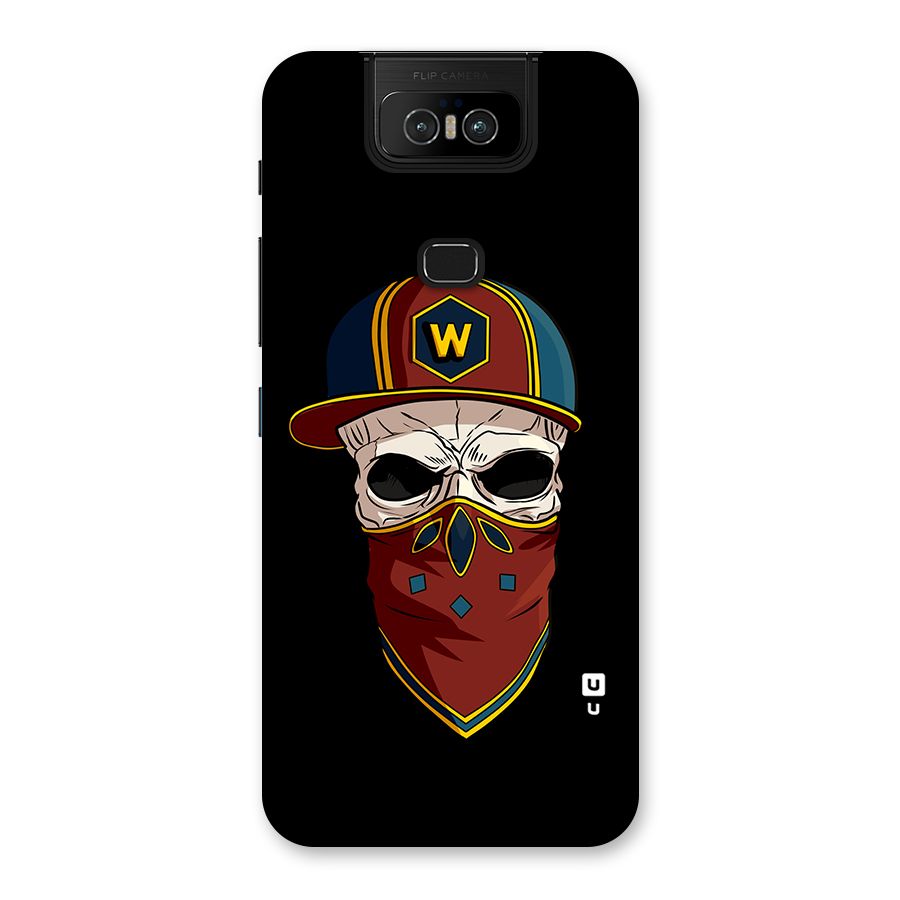 Cool Skull Mask Cap Back Case for Zenfone 6z