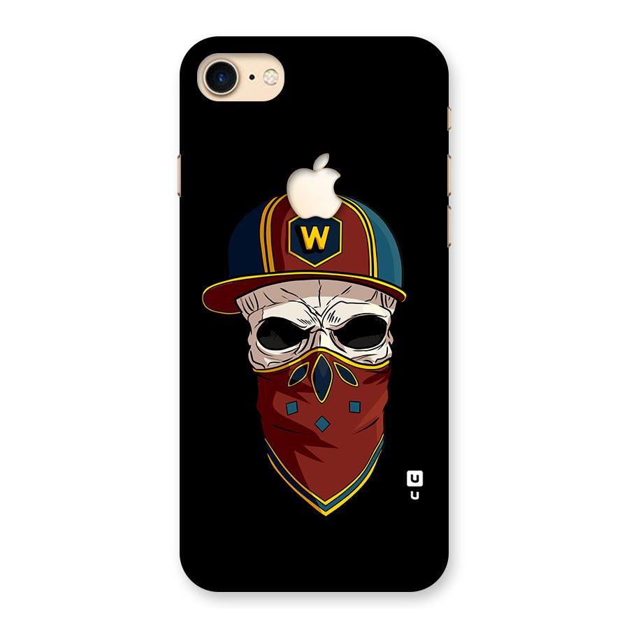 Cool Skull Mask Cap Back Case for iPhone 7 Apple Cut