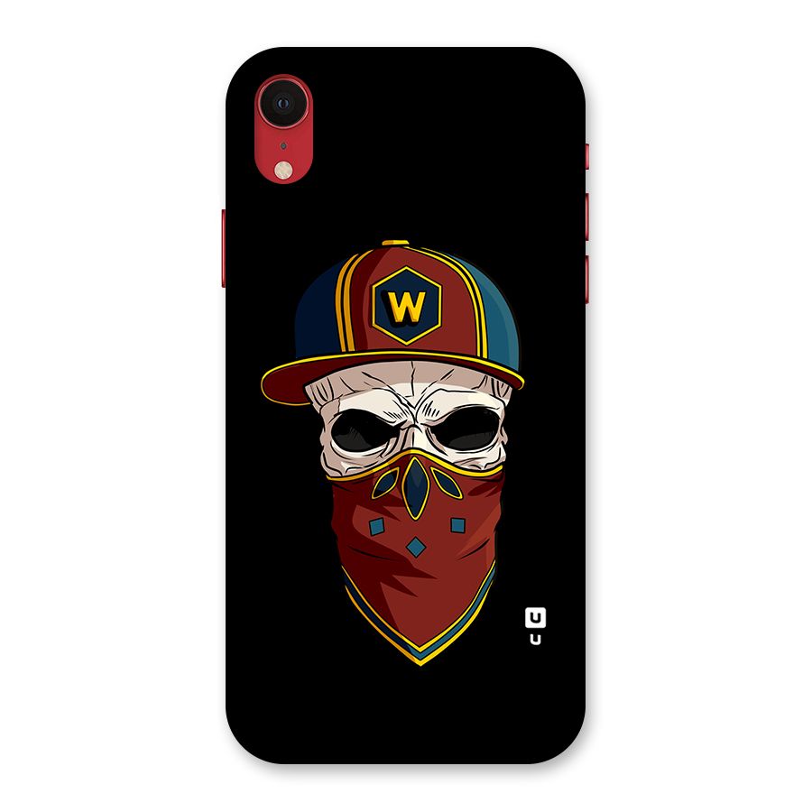 Cool Skull Mask Cap Back Case for iPhone XR