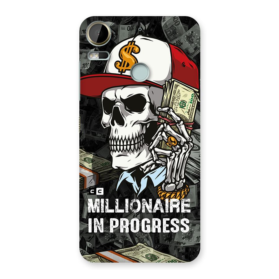Cool Skull Millionaire In Progress Back Case for Desire 10 Pro