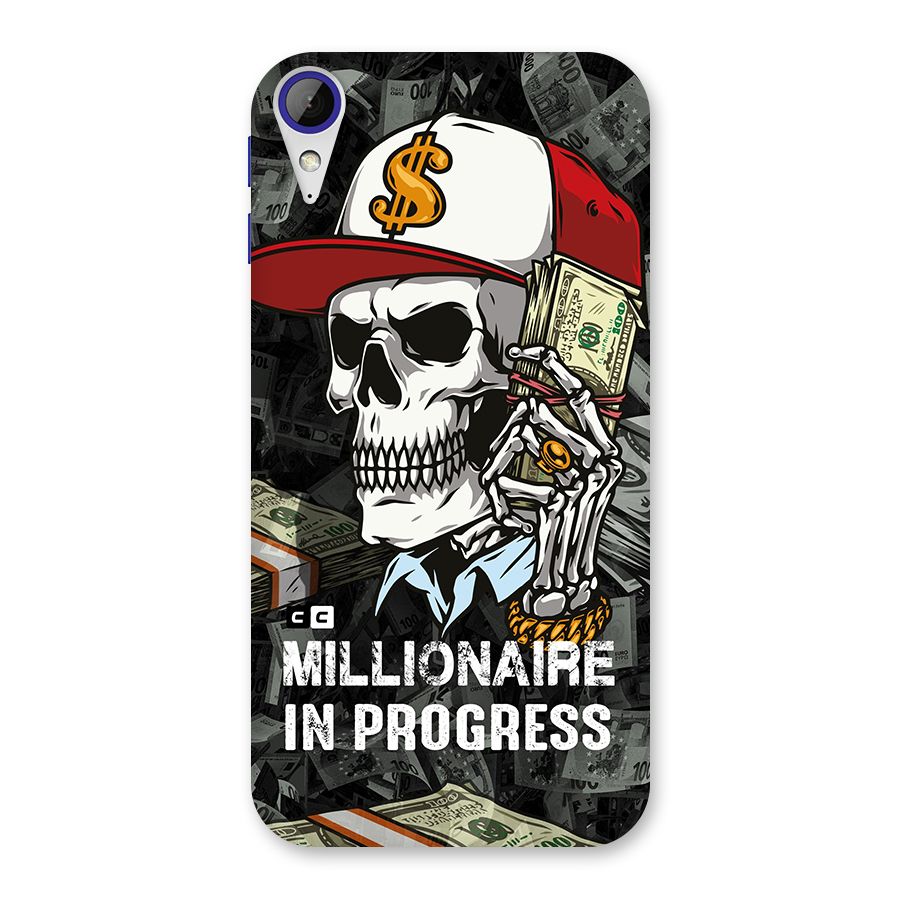 Cool Skull Millionaire In Progress Back Case for Desire 830