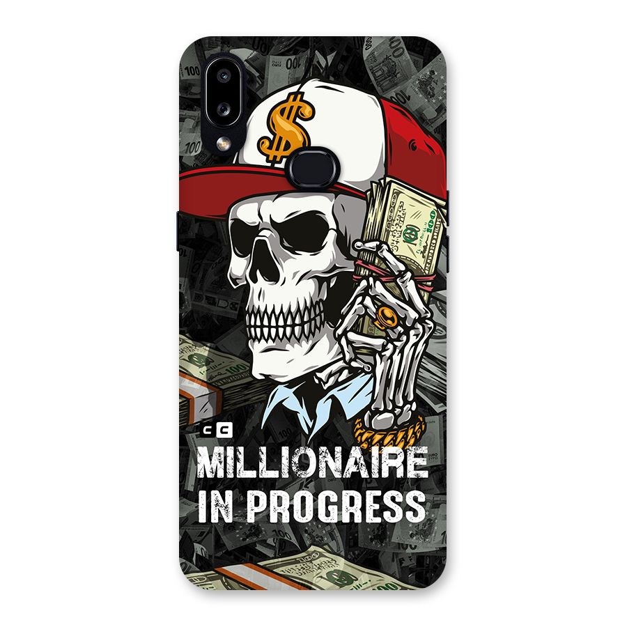 Cool Skull Millionaire In Progress Back Case for Galaxy A10s