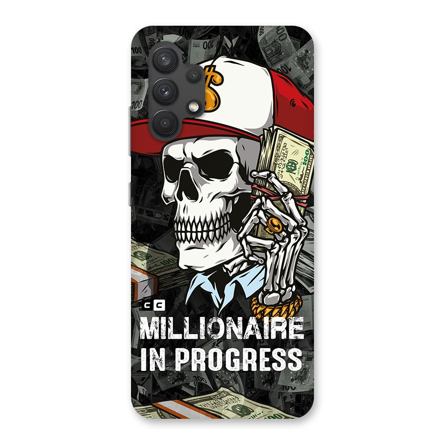 Cool Skull Millionaire In Progress Back Case for Galaxy A32