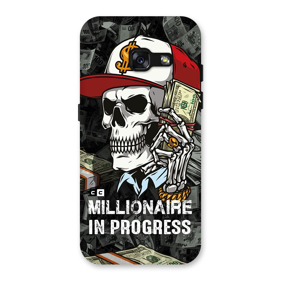 Cool Skull Millionaire In Progress Back Case for Galaxy A3 (2017)