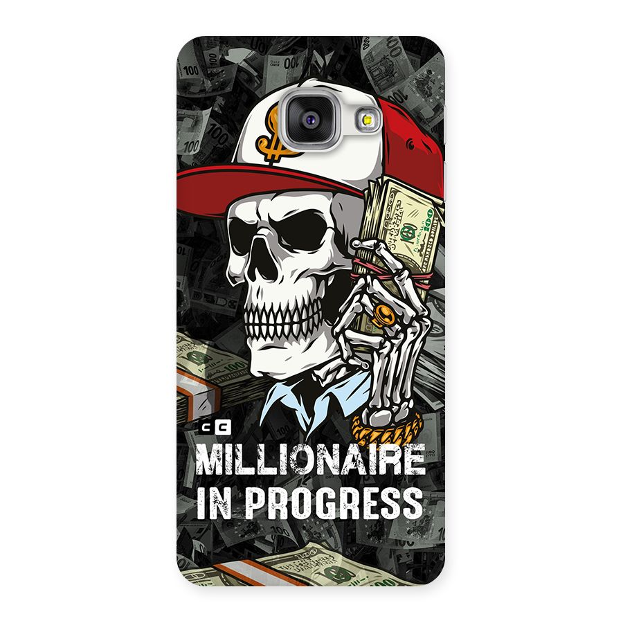 Cool Skull Millionaire In Progress Back Case for Galaxy A3 2016