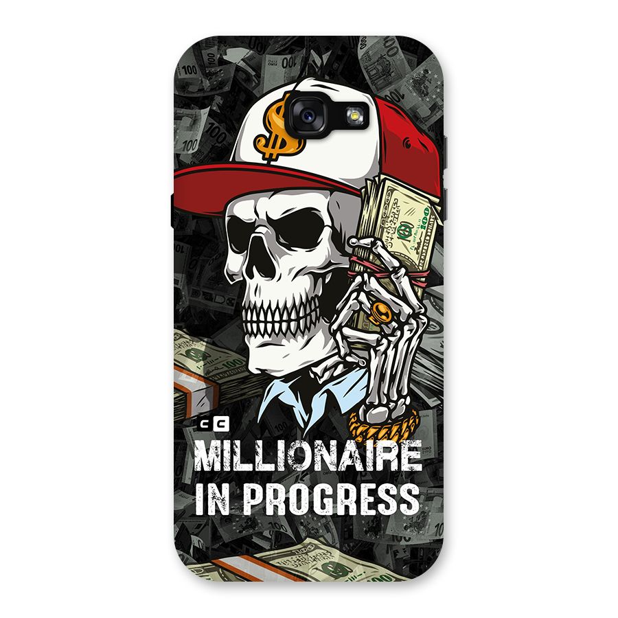 Cool Skull Millionaire In Progress Back Case for Galaxy A7 (2017)