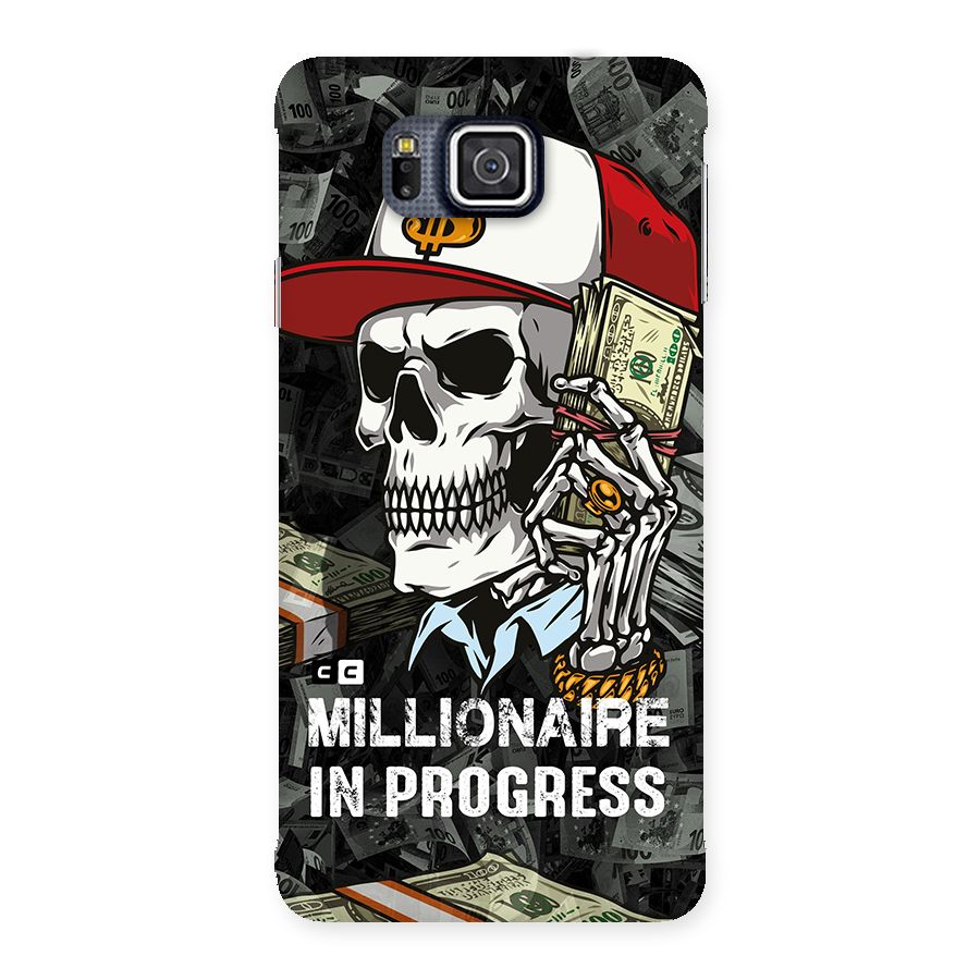 Cool Skull Millionaire In Progress Back Case for Galaxy Alpha