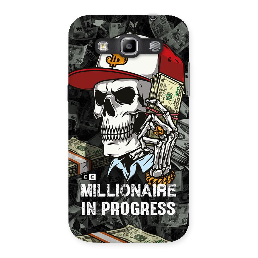 Cool Skull Millionaire In Progress Back Case for Galaxy Grand Quattro