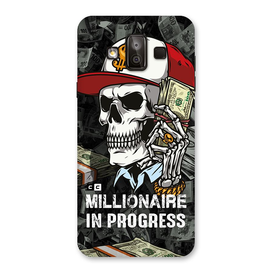 Cool Skull Millionaire In Progress Back Case for Galaxy J7 Duo