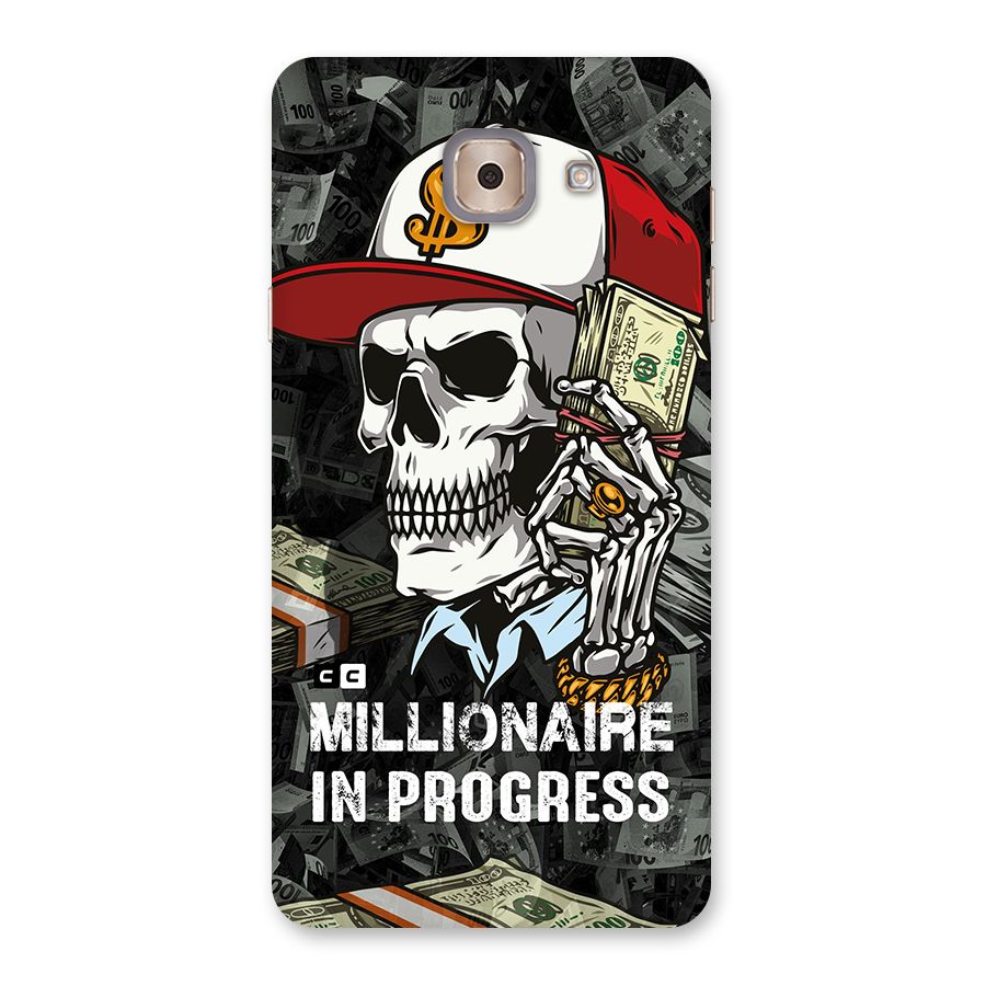 Cool Skull Millionaire In Progress Back Case for Galaxy J7 Max