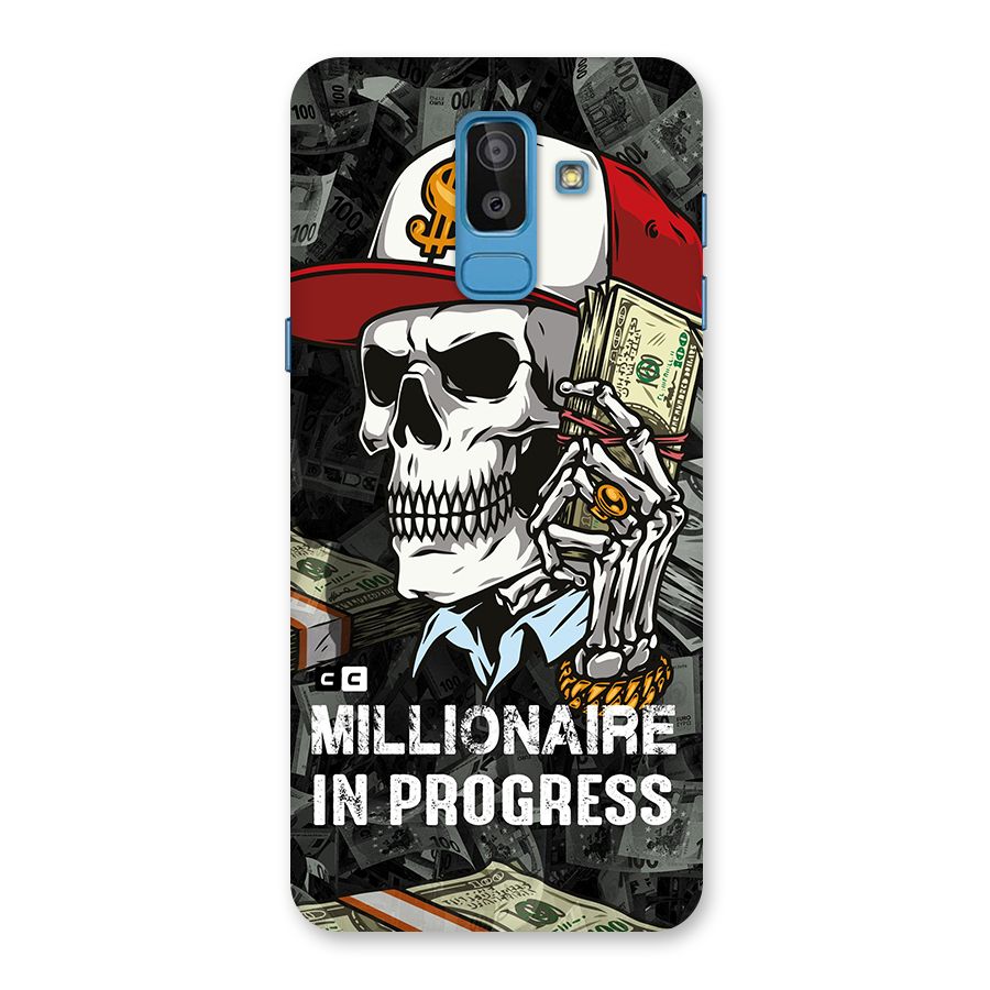 Cool Skull Millionaire In Progress Back Case for Galaxy J8