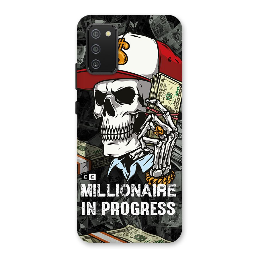 Cool Skull Millionaire In Progress Back Case for Galaxy M02s
