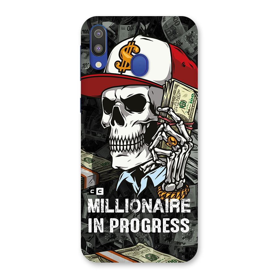 Cool Skull Millionaire In Progress Back Case for Galaxy M20