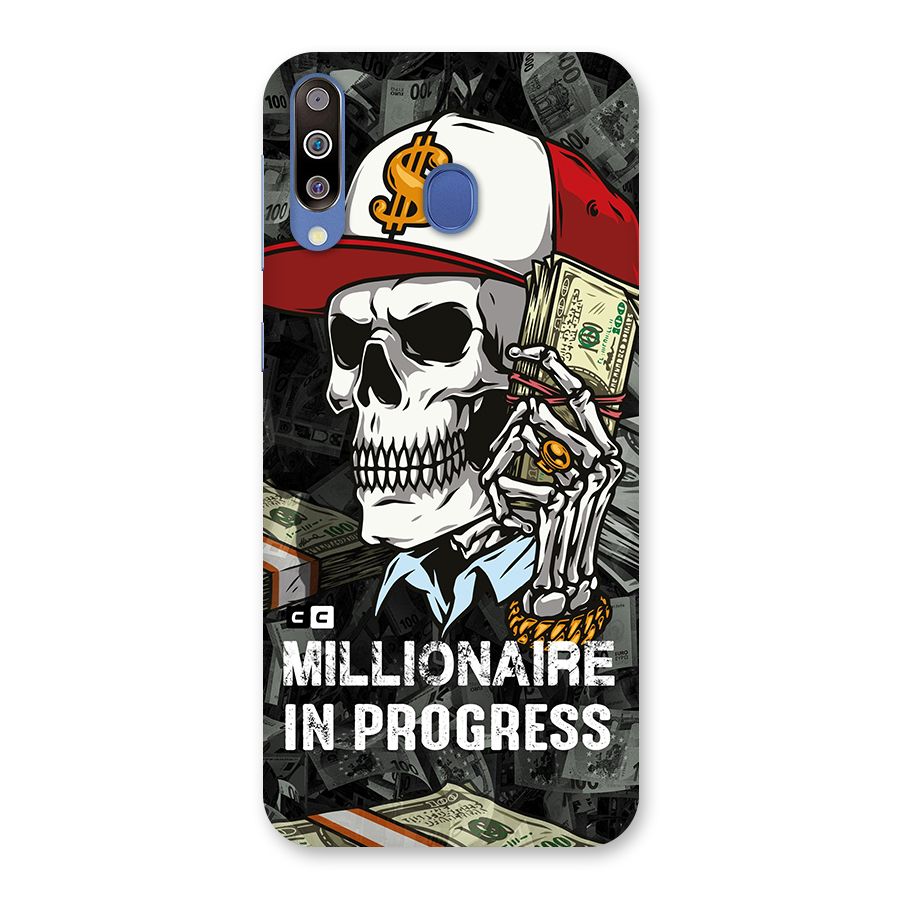 Cool Skull Millionaire In Progress Back Case for Galaxy M30