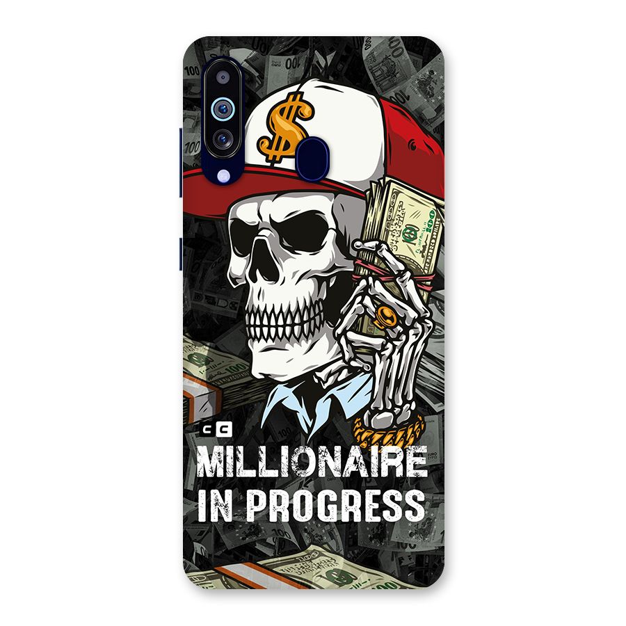 Cool Skull Millionaire In Progress Back Case for Galaxy M40