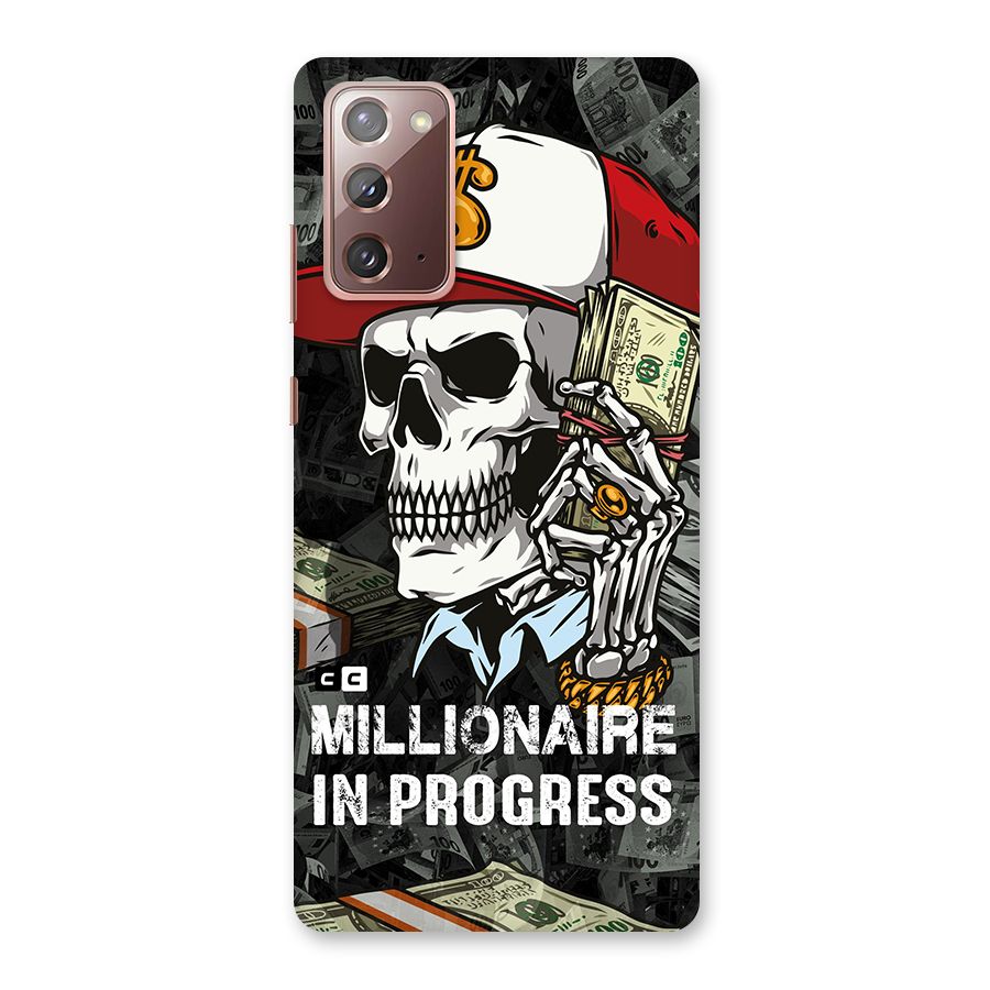 Cool Skull Millionaire In Progress Back Case for Galaxy Note 20