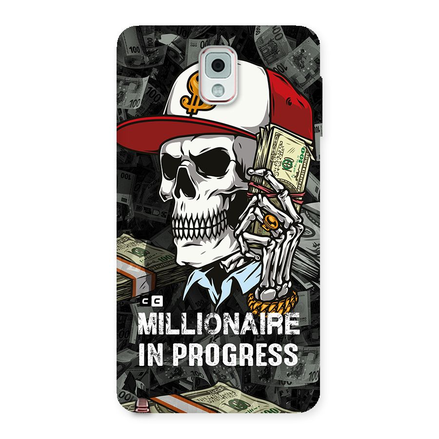 Cool Skull Millionaire In Progress Back Case for Galaxy Note 3