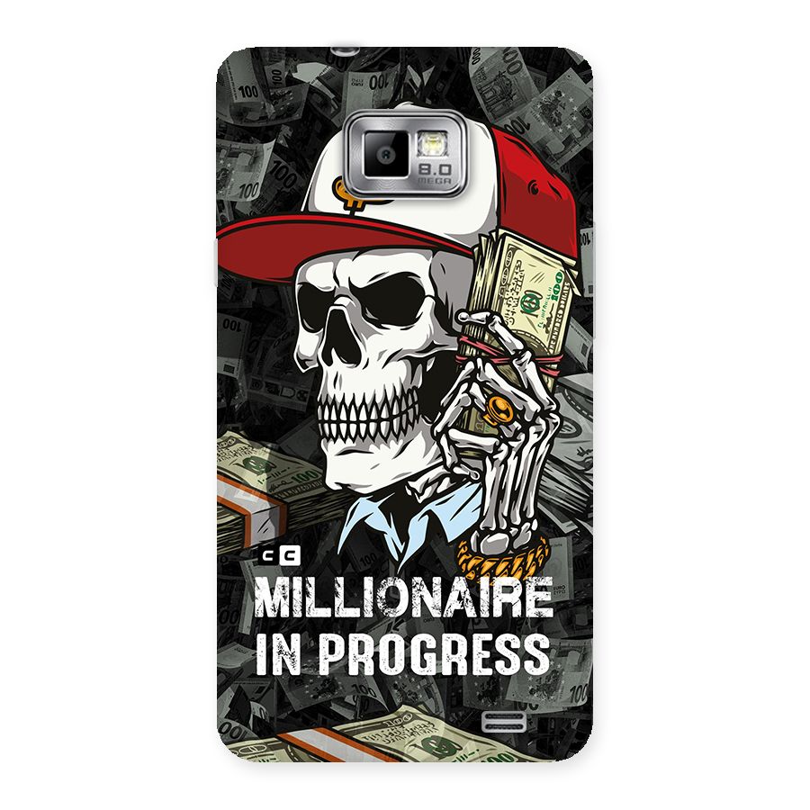 Cool Skull Millionaire In Progress Back Case for Galaxy S2