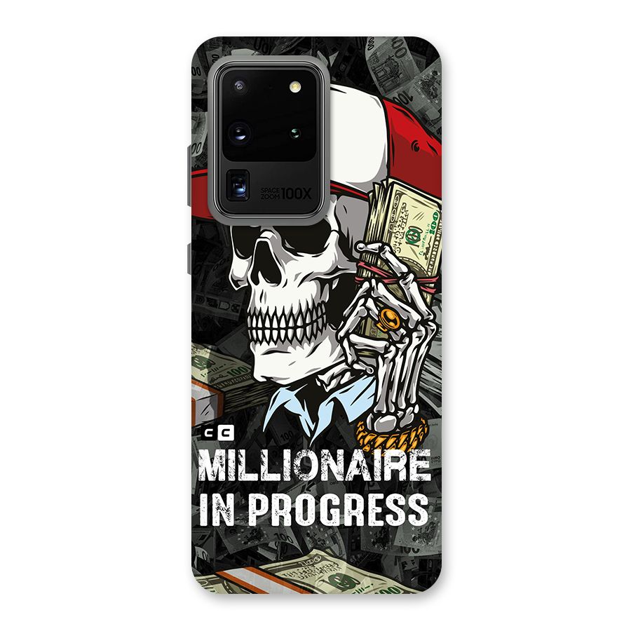 Cool Skull Millionaire In Progress Back Case for Galaxy S20 Ultra