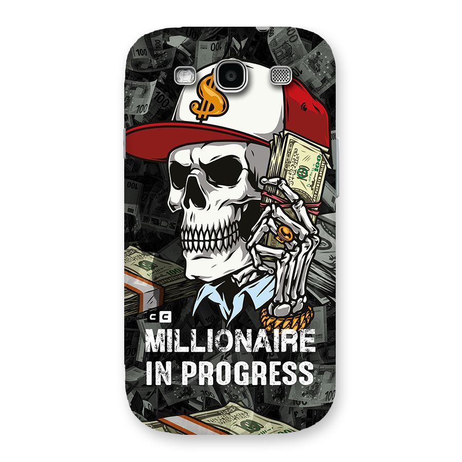 Cool Skull Millionaire In Progress Back Case for Galaxy S3