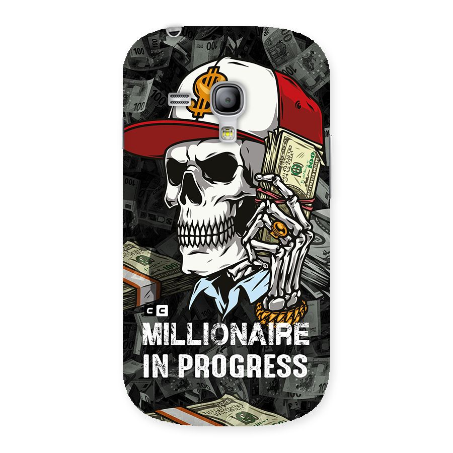 Cool Skull Millionaire In Progress Back Case for Galaxy S3 Mini