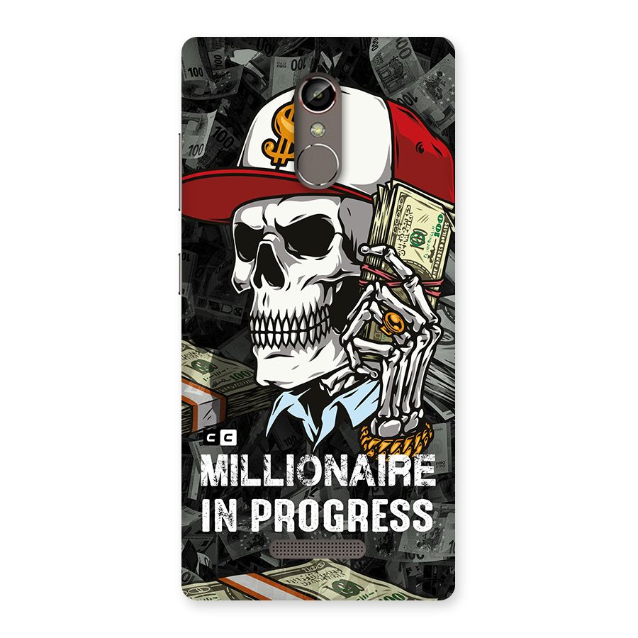 Cool Skull Millionaire In Progress Back Case for Gionee S6s