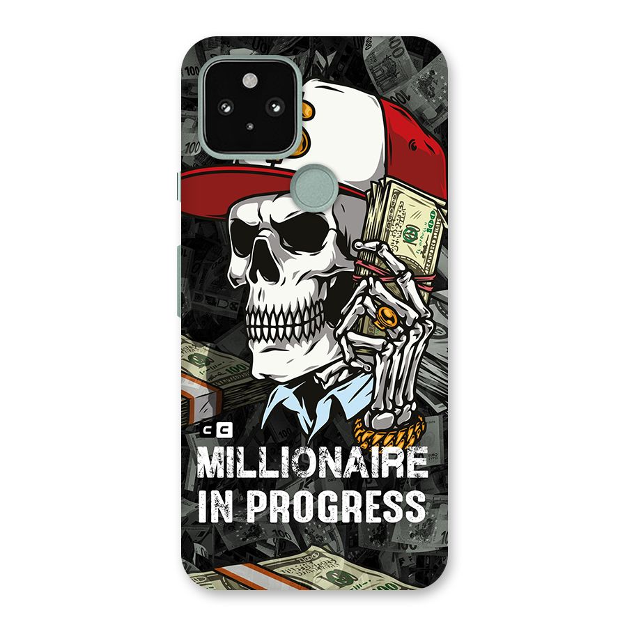 Cool Skull Millionaire In Progress Back Case for Google Pixel 5