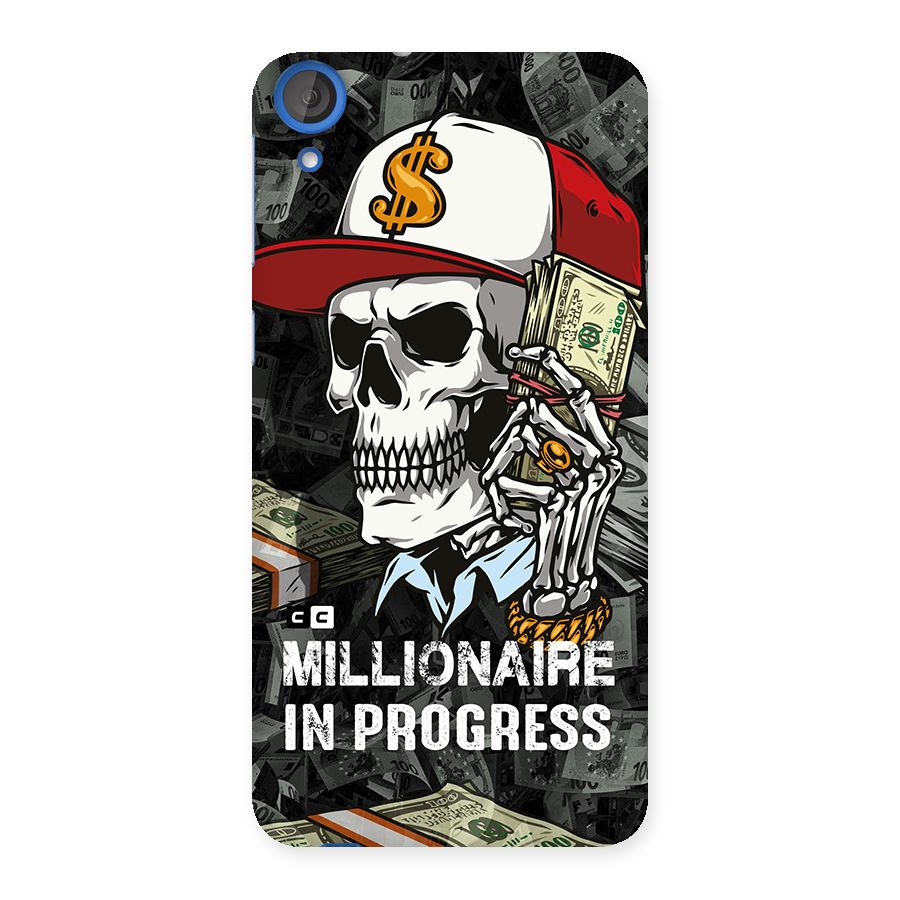 Cool Skull Millionaire In Progress Back Case for HTC Desire 820