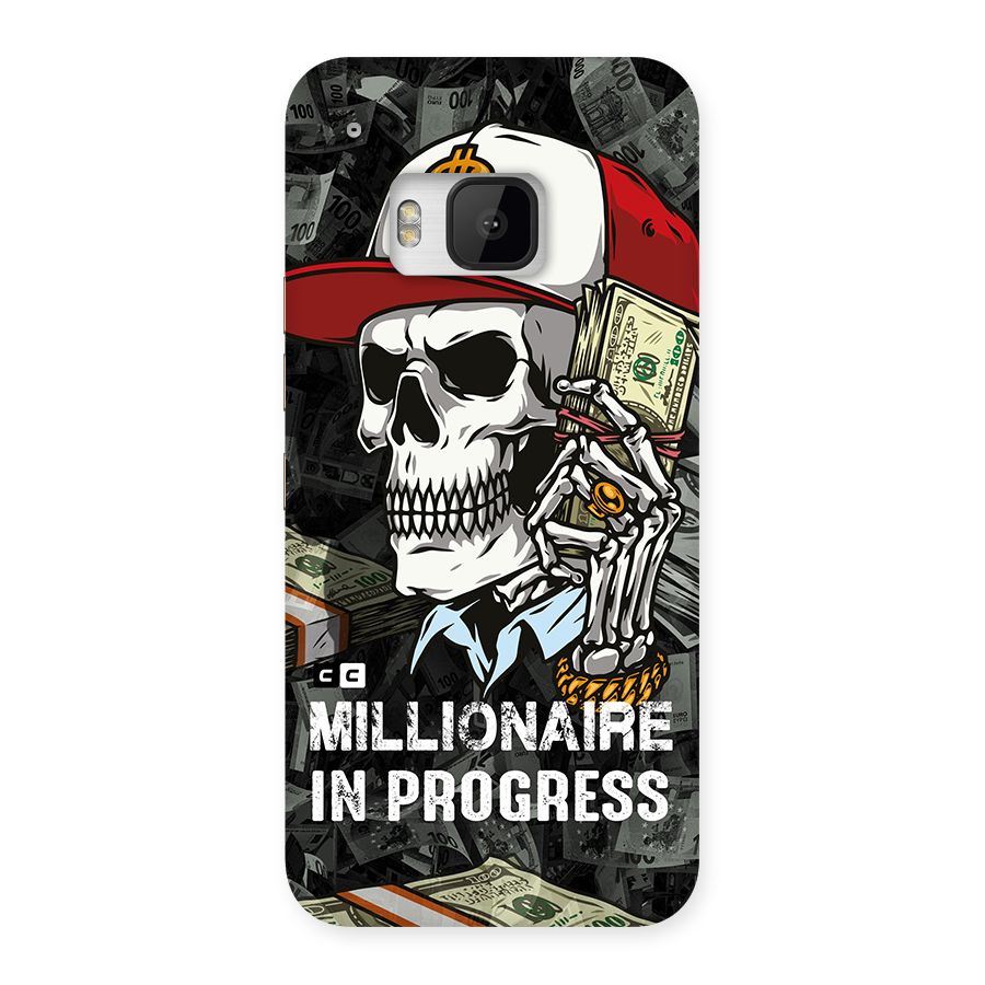 Cool Skull Millionaire In Progress Back Case for HTC One M9