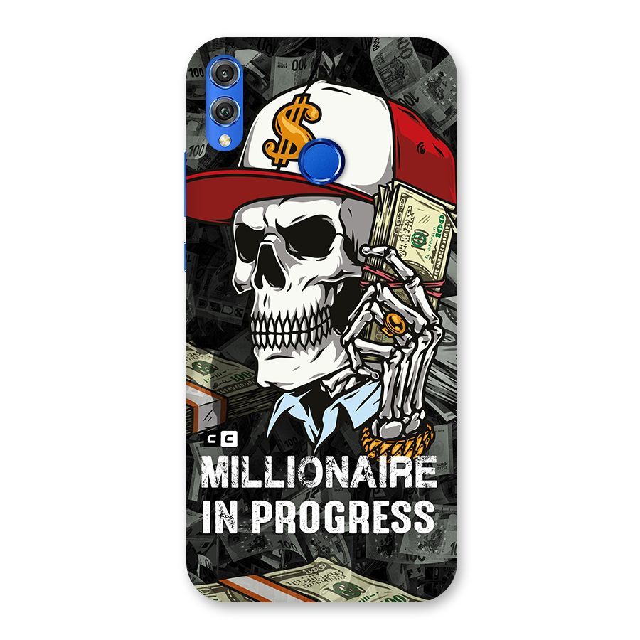 Cool Skull Millionaire In Progress Back Case for Honor 8X