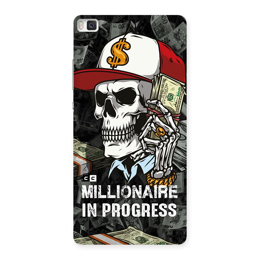 Cool Skull Millionaire In Progress Back Case for Huawei P8
