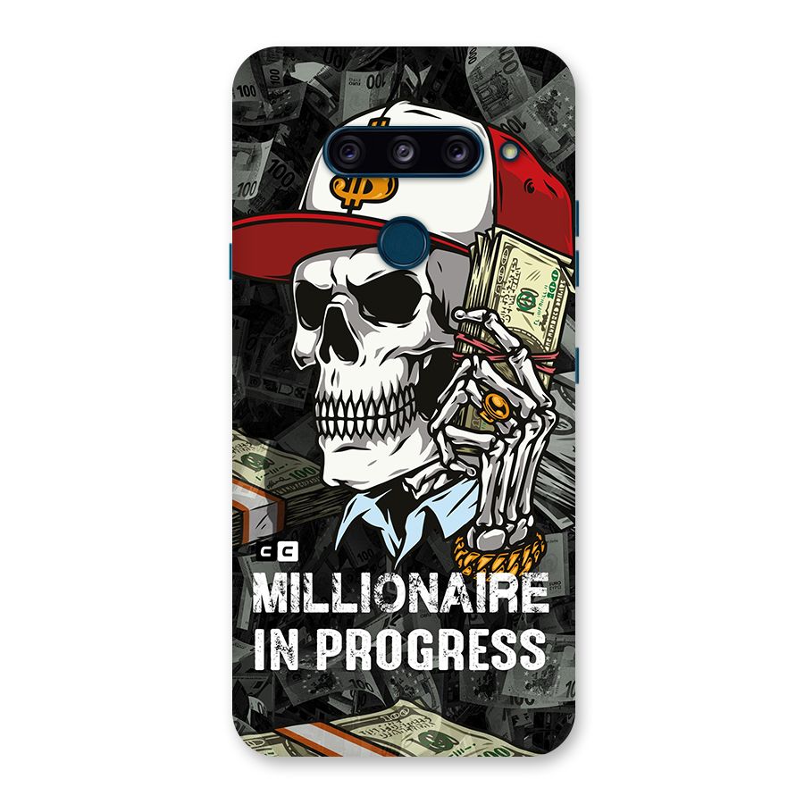 Cool Skull Millionaire In Progress Back Case for LG  V40 ThinQ