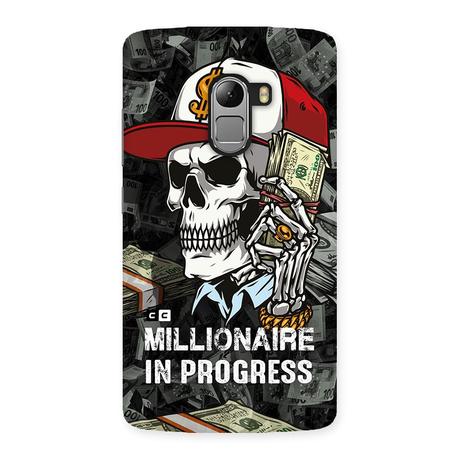 Cool Skull Millionaire In Progress Back Case for Lenovo K4 Note