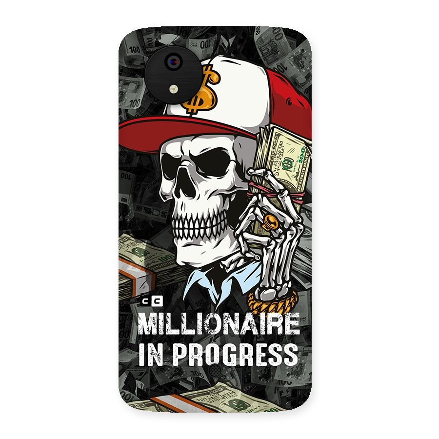 Cool Skull Millionaire In Progress Back Case for Micromax Canvas A1