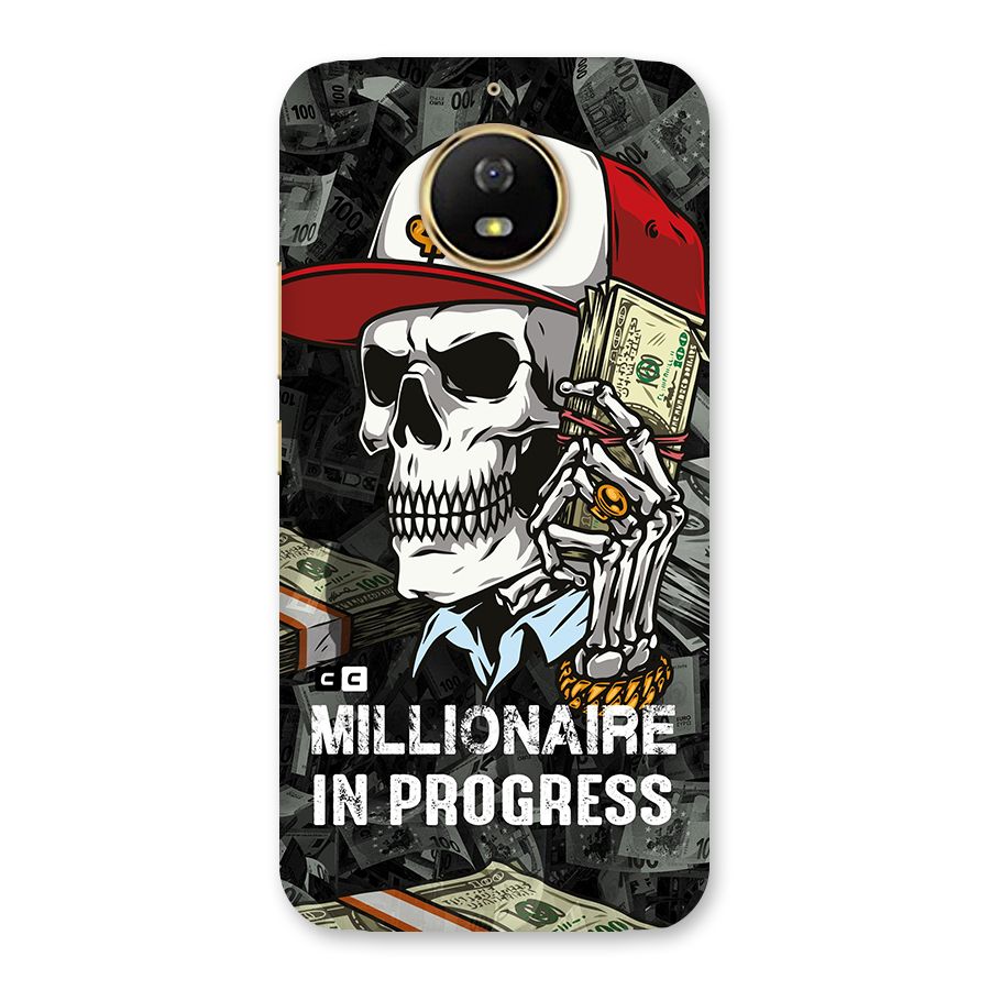 Cool Skull Millionaire In Progress Back Case for Moto G5s
