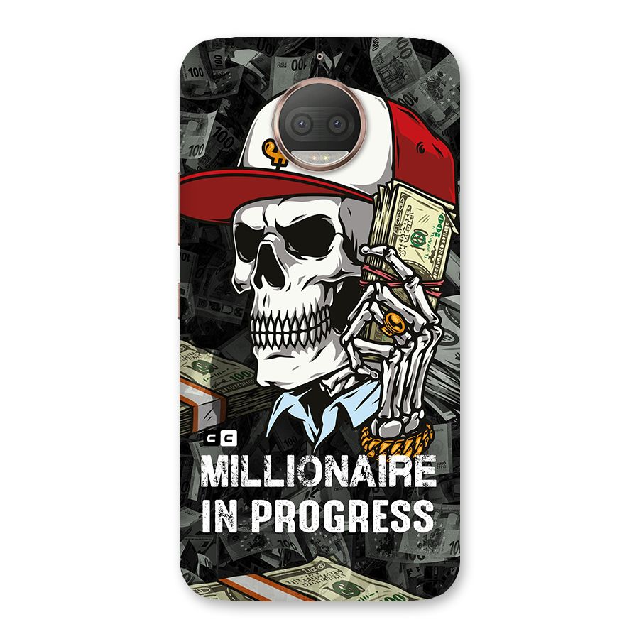 Cool Skull Millionaire In Progress Back Case for Moto G5s Plus