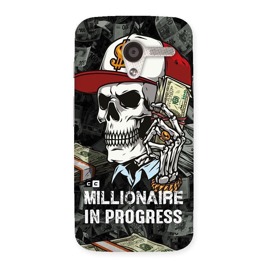Cool Skull Millionaire In Progress Back Case for Moto X